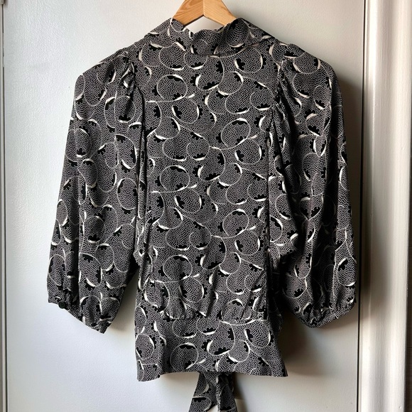 Anthropologie Maple 100% Silk Blouse - Picture 5 of 10